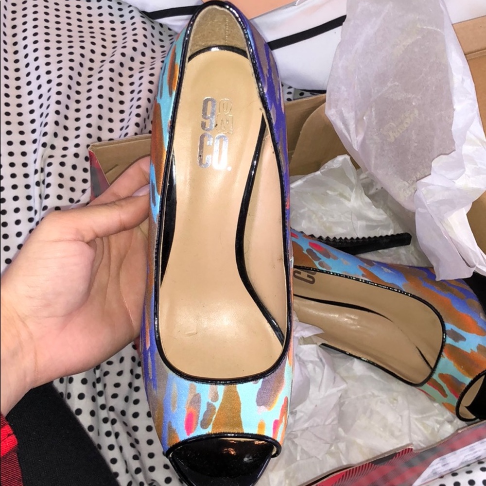 9&CO funky heels